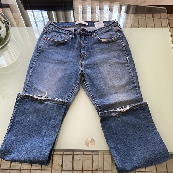 Levi’s 515 jeans 8 sc flip pockets boot cut medium blue wash stretchy - Picture 13 of 16